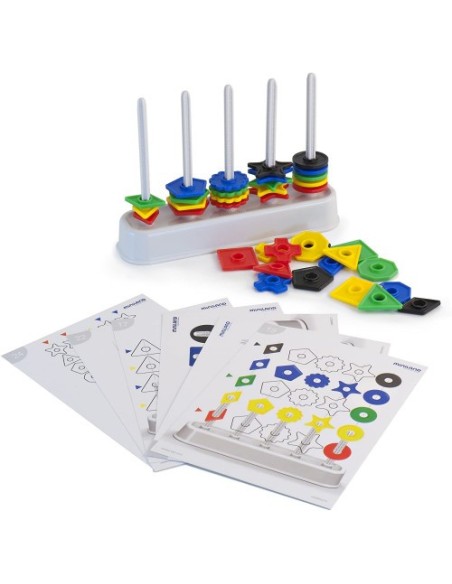 ABACO CON SURTIDO DE FORMAS Y COLORES MINILAND 95270