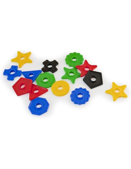 ABACO CON SURTIDO DE FORMAS Y COLORES MINILAND 95270