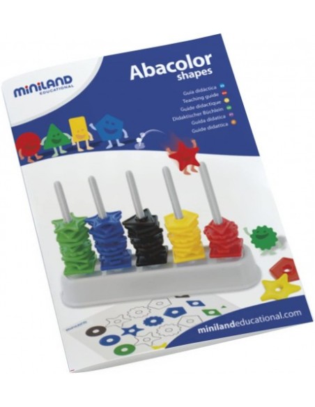 ABACO CON SURTIDO DE FORMAS Y COLORES MINILAND 95270