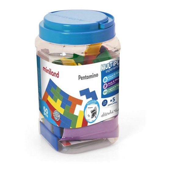 JUEGO DIDACTICO PENTOMINOS DE COLORES MINILAND 95219