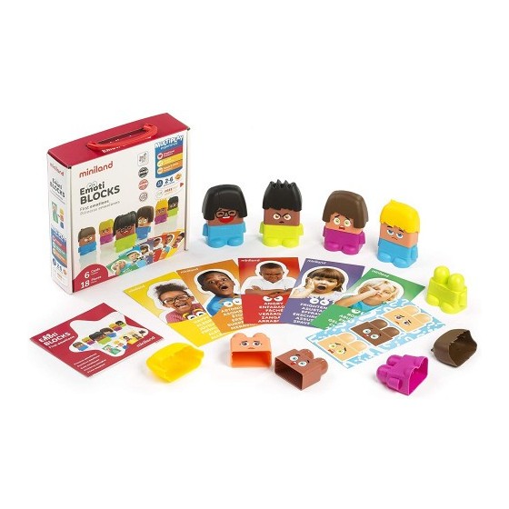 JUEGO EMOTIBLOCKS 6 PERSONAJES MINILAND 32350