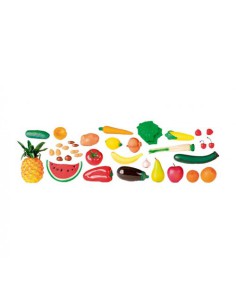 JUEGO FRUTAS HORTALIZAS Y FRUTOS SECOS 36 PIEZAS MINILAND 30811