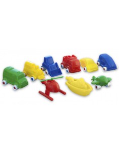 JUEGO MINIMOBIL 36 VEHICULOS SURTIDOS MINILAND 27471