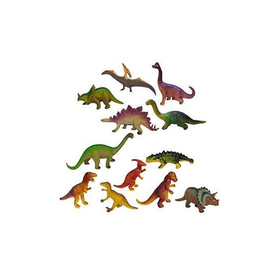 JUEGO DINOSAURIOS 12 FIGURAS MINILAND 25610