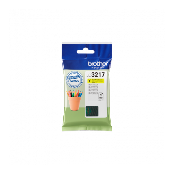Brother LC-3217Y cartucho de tinta Original Amarillo