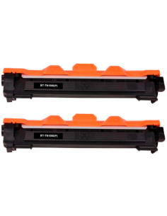 Compatible Pack 2 x Toner BROTHER TN1050 Negro XXL