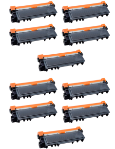 Pack 10 x Toner Compatible BROTHER TN2320 / TN2310 Negro