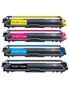 Compatible Pack 4 x Toner Brother TN241 / TN245