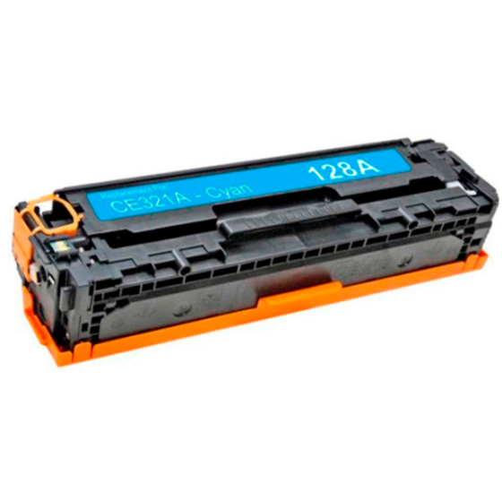 Toner Compatible HP CE321A Cyan Nº 128A