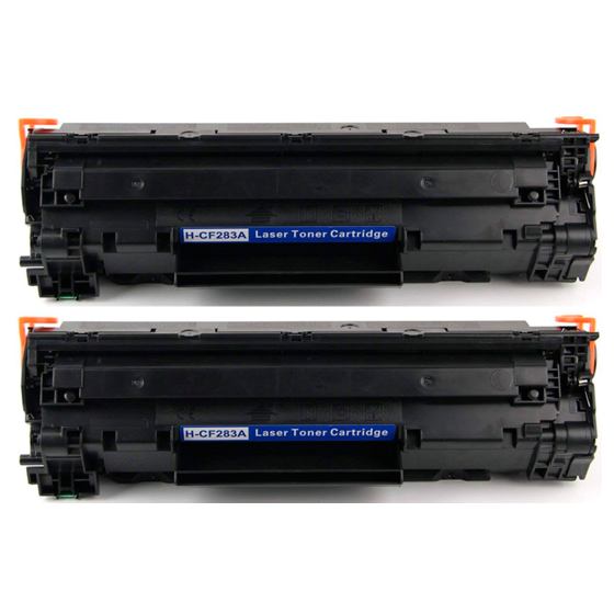 Pack 2 x Toner Compatible HP CF283A Nº 83A