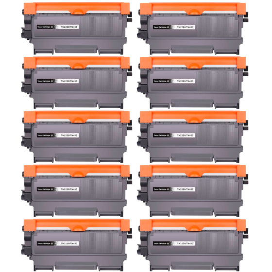 Pack 10 x Toner Compatible Brother TN2220
