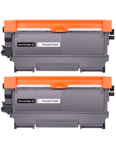 Pack 2 x Toner Compatible BROTHER TN2010 XXL