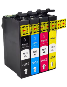 Pack 4 x Tinta Compatible EPSON T1811 / T1812 / T1813 T1814