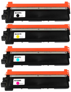Pack 4 x Toner Compatible BROTHER TN230