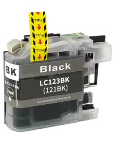 Compatible Tinta BROTHER LC121 XL / LC123 XL V3 NegroLC-121