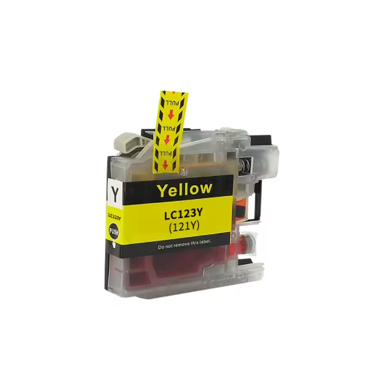 Compatible Tinta BROTHER LC121 XL / LC123 XL V3 Amarillo