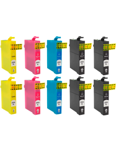 Pack 10 x Tinta Compatible EPSON T2991 / T2992 / T2993 T2994