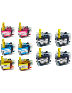 Pack x10 Brother LC3213  LC3211 Cartuchos LC-3213