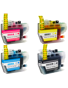 Compatible Pack 4 x BROTHER LC3213 / LC3211 LC-3213