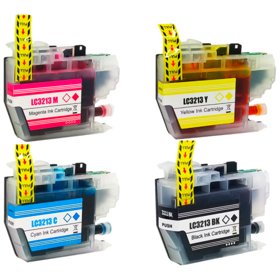 Compatible Pack 4 x BROTHER LC3213 / LC3211 LC-3213