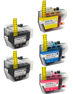 Compatible Pack 5 x Tinta BROTHER LC3219XL V2