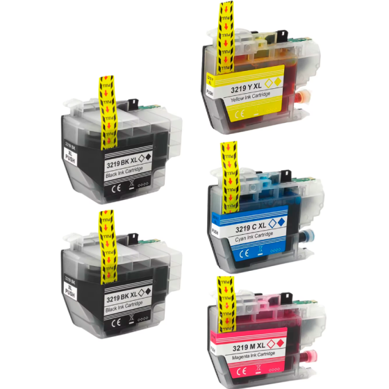 Compatible Pack 5 x Tinta BROTHER LC3219XL V2