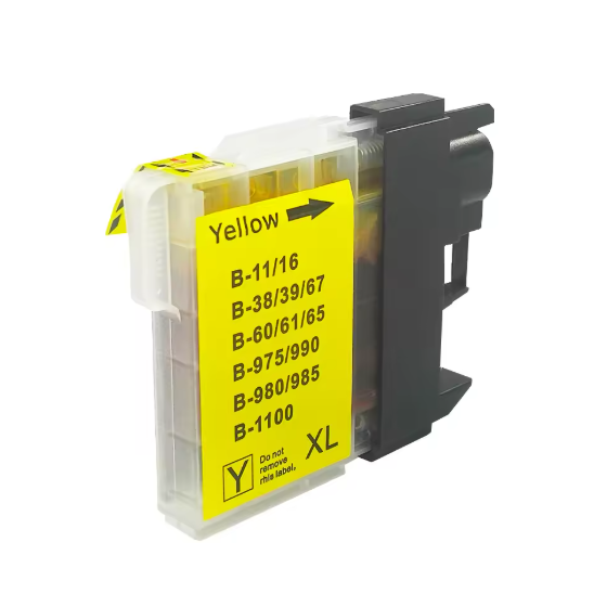 CARTUCHO COMPATIBLE BROTHER LC-1100 AMARILLO. 0,98€ OFERTA