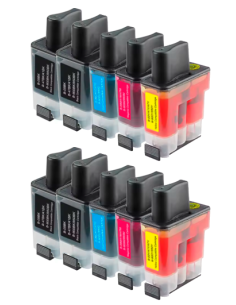 Compatible Pack 10 x Tinta Brother LC900