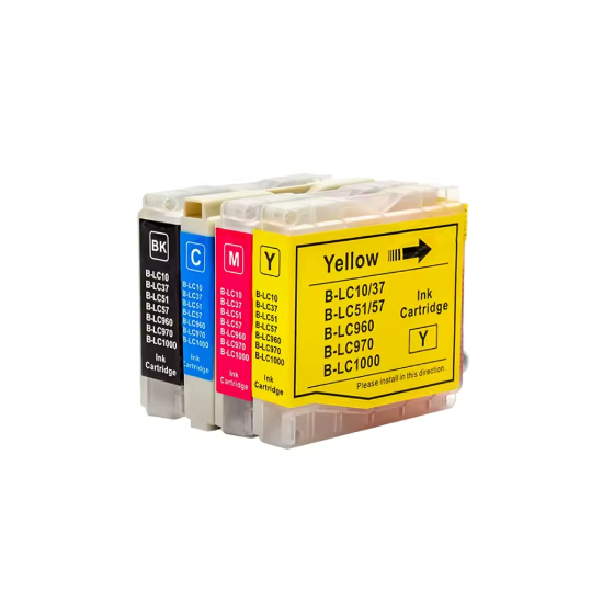 Compatible Pack 4 x Tinta BROTHER LC1000XL / LC970XL