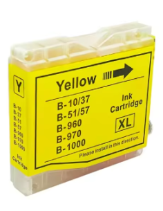Compatible Tinta BROTHER LC1000XL LC970XL Amarillo LC-1000Y