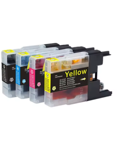 Compatible Pack 4 x Tinta BROTHER LC1240XL