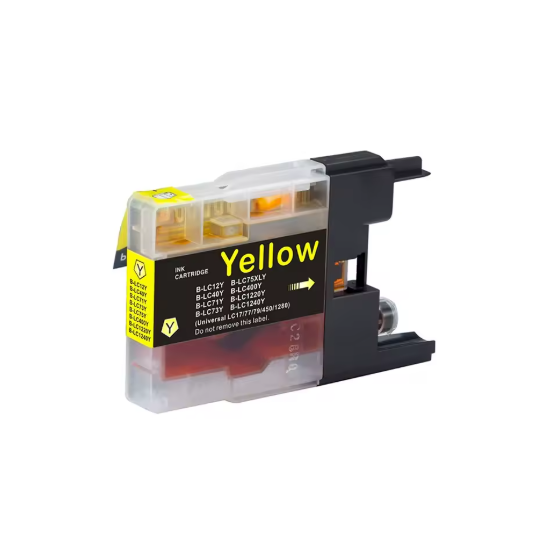 CARTUCHO COMPATIBLE BROTHER LC-1240 AMARILLO. OFERTA