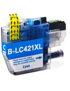 Compatible Brother LC421XL Cyan Cartucho de Tinta LC421XLC