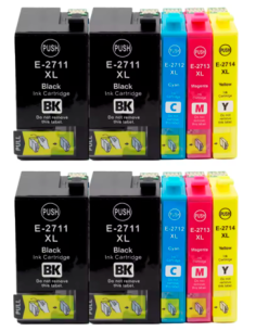 Compatible Pack 10 x Tinta EPSON T2711 T2712 T2713 T2714
