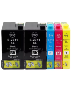 Compatible Pack 4 x Tinta EPSON T2711 T2712 T2713 T2714