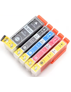 Pack 5 x Tinta Compatible EPSON T2621 T2631 T2632 T2633