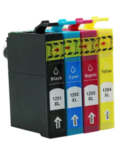Pack 4 x Tinta Compatible EPSON T1291 / T1292 / T1293 T1294