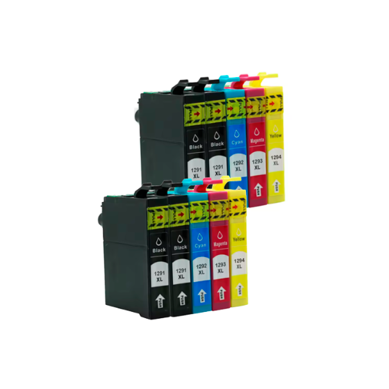 Pack 10 x Tinta Compatible EPSON T1291 / T1292 / T1293 T1294