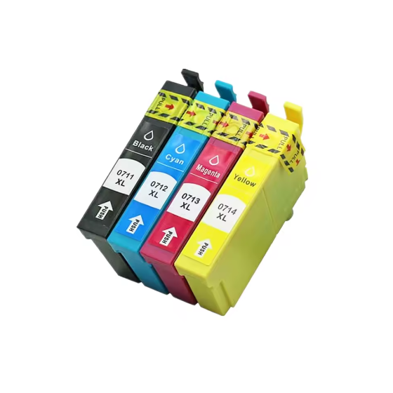 Pack 4 x Tinta Compatible Epson T0711 / T0712 / T0713 T0714