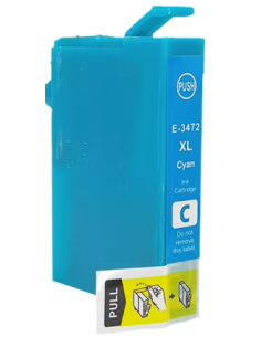 Compatible Tinta EPSON T3472 / T3462 34XL Cyan C13T34724010