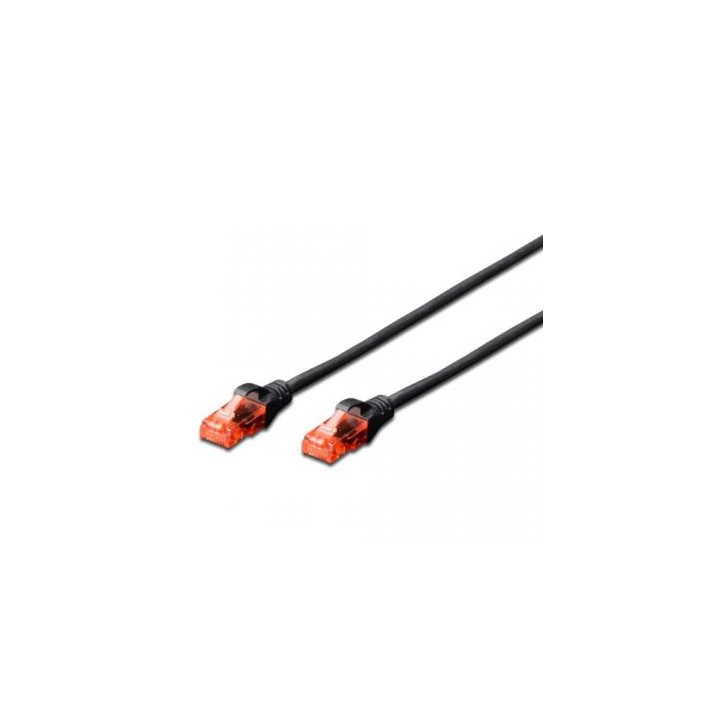 Ewent EW-6U-030 cable de red Negro 3 m Cat6 U/UTP (UTP)