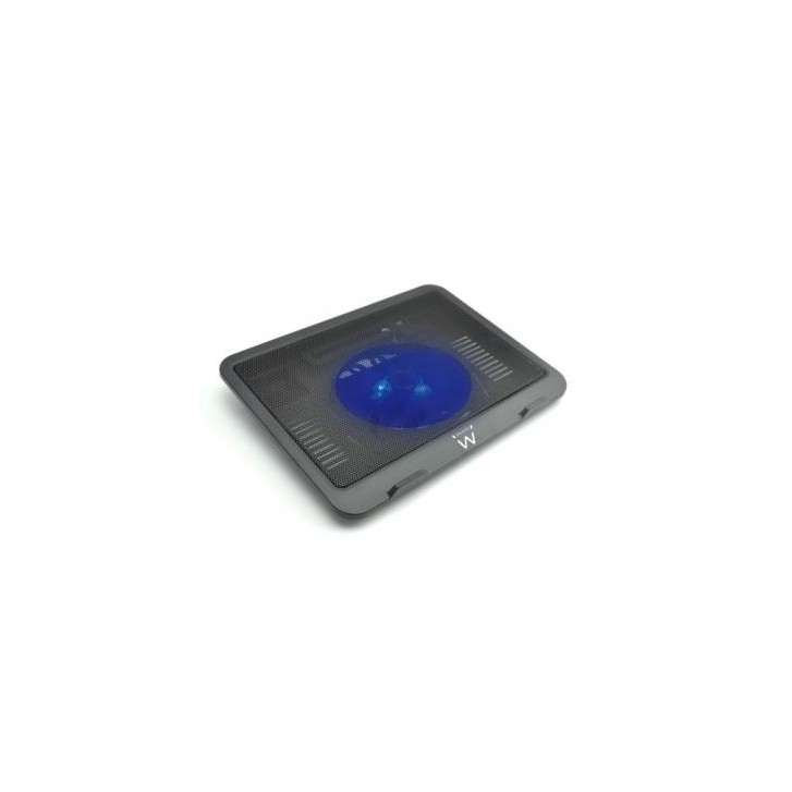 Ewent EW1250 almohadilla fría 40,6 cm (16") 1000 RPM Negro