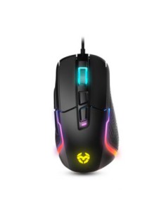 Krom Kick ratón mano derecha USB tipo A Óptico 6200 DPI