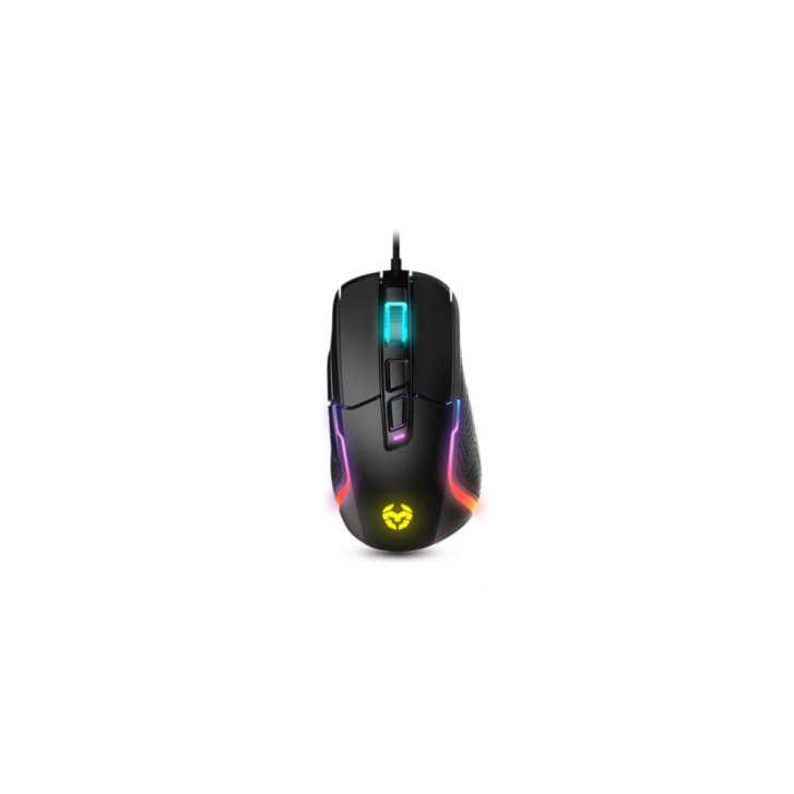 Krom Kick ratón mano derecha USB tipo A Óptico 6200 DPI