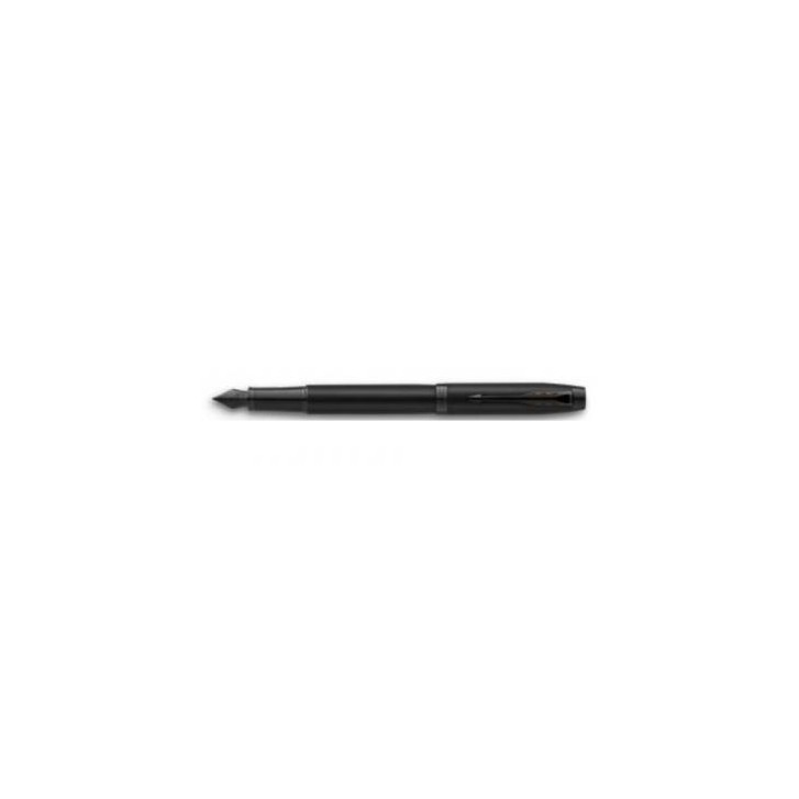 PLUMA IM CUERPO NEGRO MATE/ADORNOS NEGROS MEDIUM PARKER 2127742