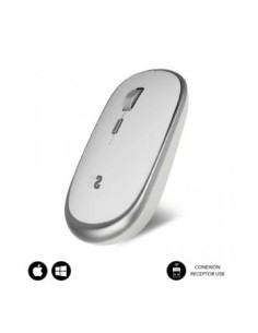 RATÓN ÓPTICO INALÁMBRICO WIRELESS MINI MOUSE SILVER