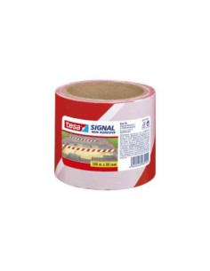 ROLLO CINTA BALIZAJE NO ADHESIVA ROJA/BLANCA TESA 58137-00000-00