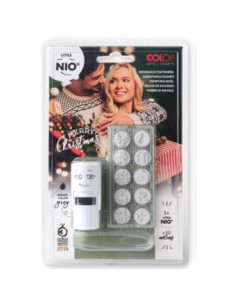BLISTER IMPRENTILLA LITTLE NIO 10 PICTOS TEMÁTICA "NAVIDAD" COLOP NIL004