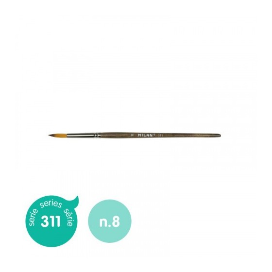 PINCEL SINTÉTICO REDONDO SERIE 311, Nº 8 MILAN 80468