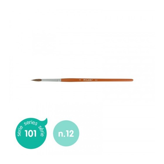 PINCEL ESCOLAR REDONDO SERIE 101, Nº 12 MILAN 80312